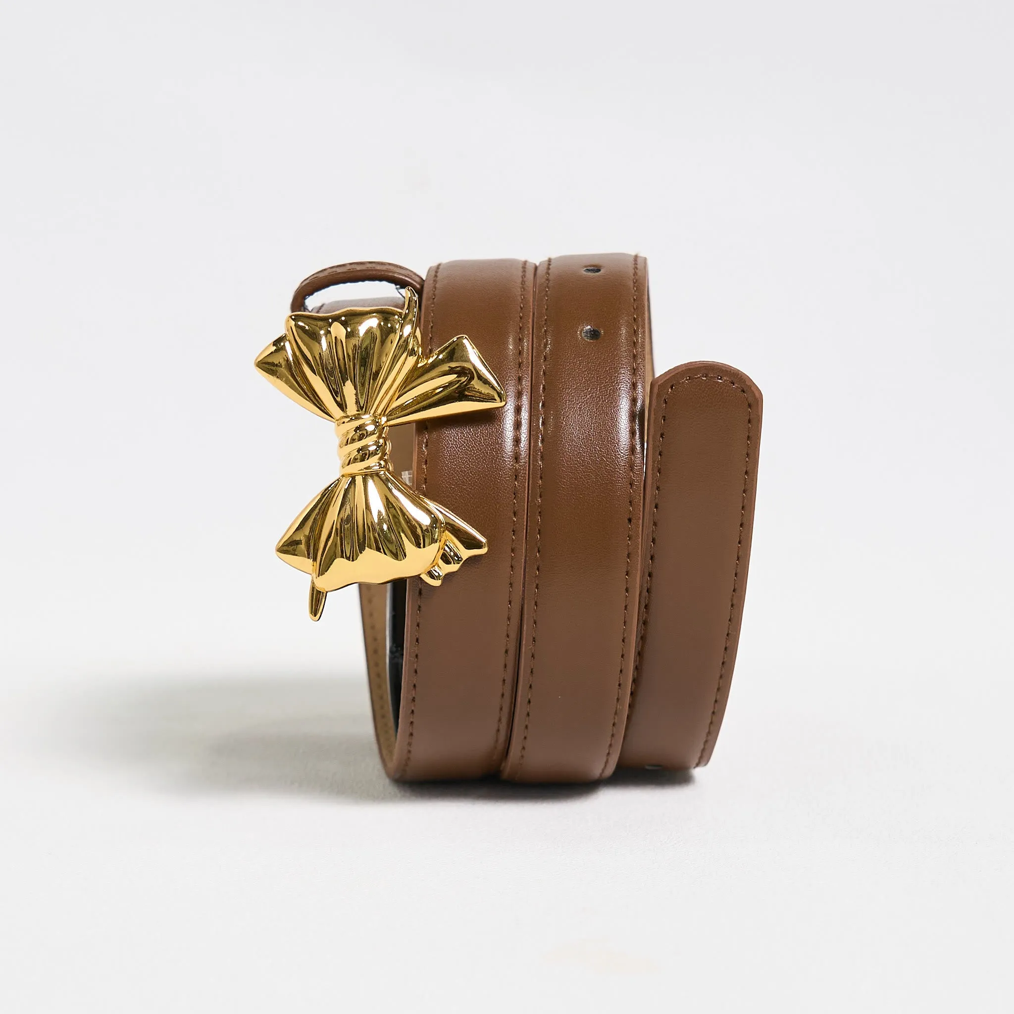 Women's Western Cowgirl Bowknot Buckle Leather Belt sold by FloralTrip product image thumbnail 2