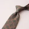 Men's Purple Green Flowers Tender Pattern Necktie sold by FloralTrip