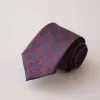 Men's Purple Green Flowers Tender Pattern Necktie sold by FloralTrip