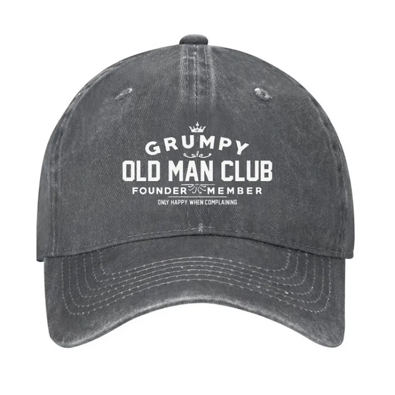 Grumpy Old Man Club Adjustable Baseball Cap sold by FloralTrip