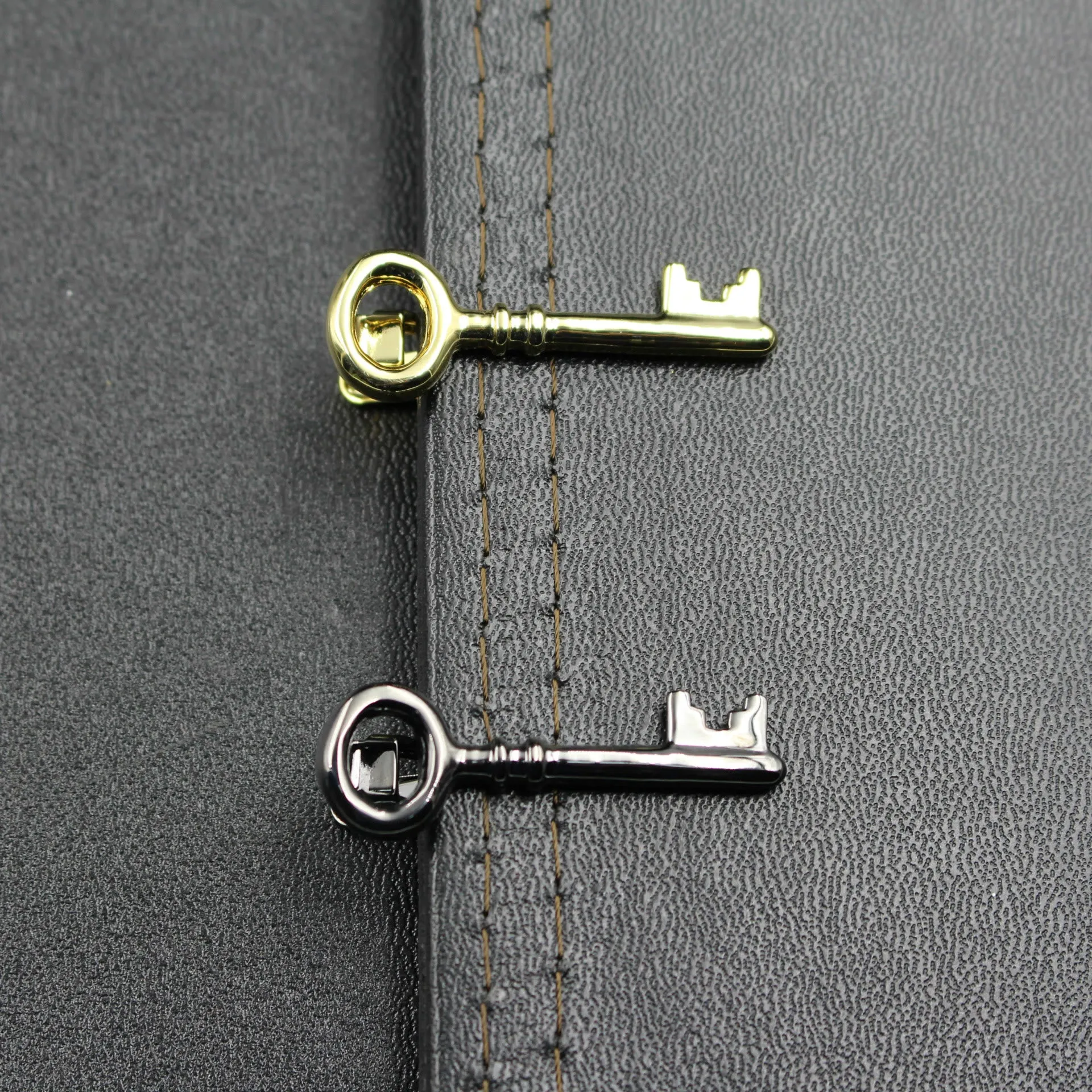 Gold Silver Key Tie Bar For Men's Wear sold by FloralTrip product image thumbnail 2