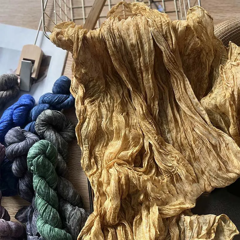 Women's Retro Tie Dye Color Thin Scarf sold by FloralTrip product image thumbnail 3