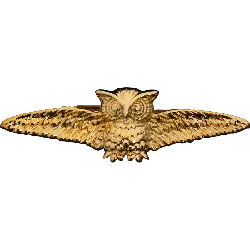 Pasador de corbata dorado con búho volador para hombre sold by FloralTrip product image thumbnail 4