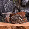 Angel Wing DIY Hidden Knife Belt Buckle Longhorn Bull Pendant Bundle Set sold by FloralTrip