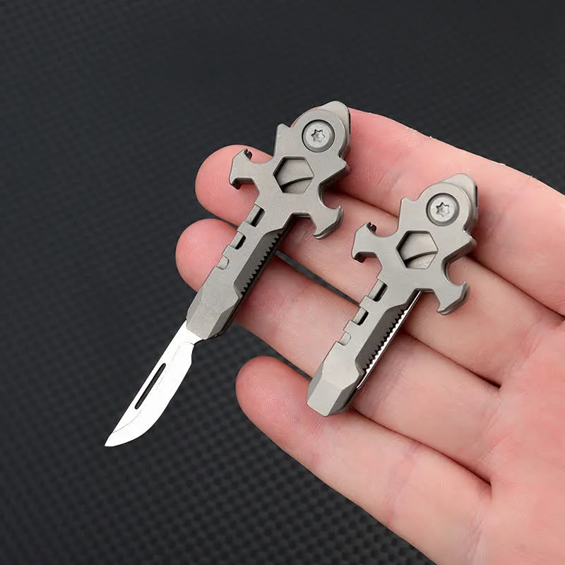 Cross Multi-functional Titanium Mini Folding Knife Keychain sold by FloralTrip