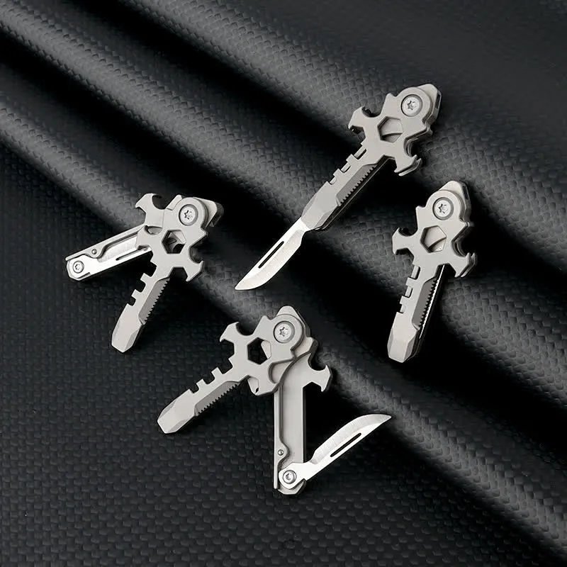 Cross Multi-functional Titanium Mini Folding Knife Keychain sold by FloralTrip product image thumbnail 2