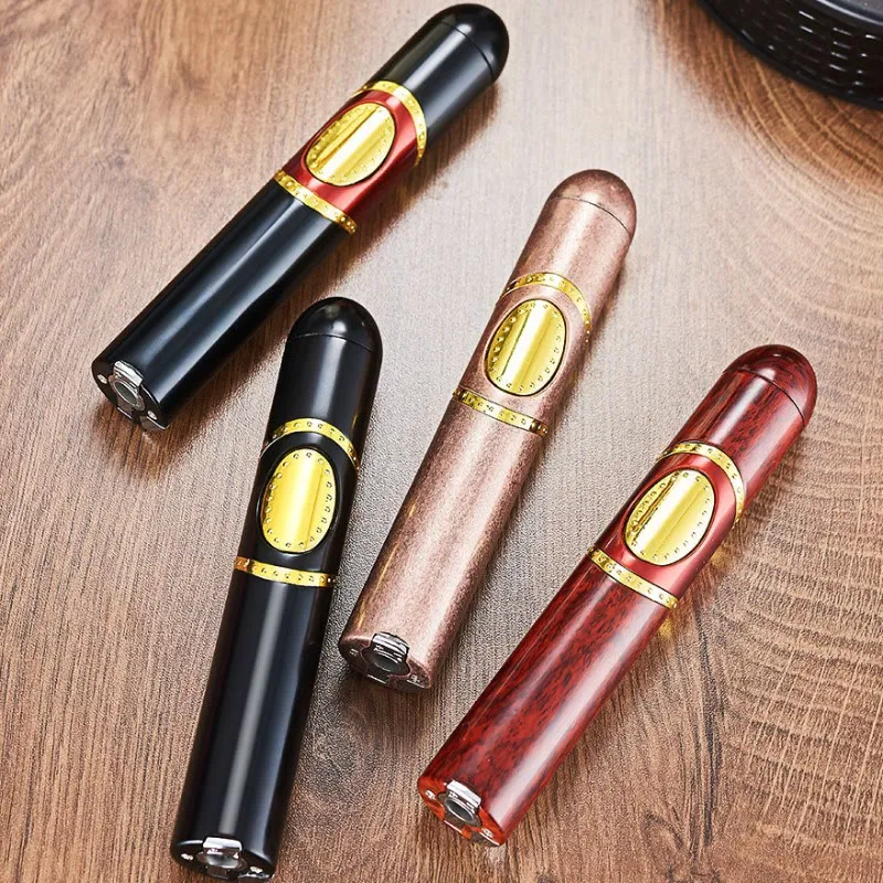 3 In 1 Triple Burner Lighter With Built-In Cigar Punch And Cigar Needle sold by FloralTrip product image thumbnail 5