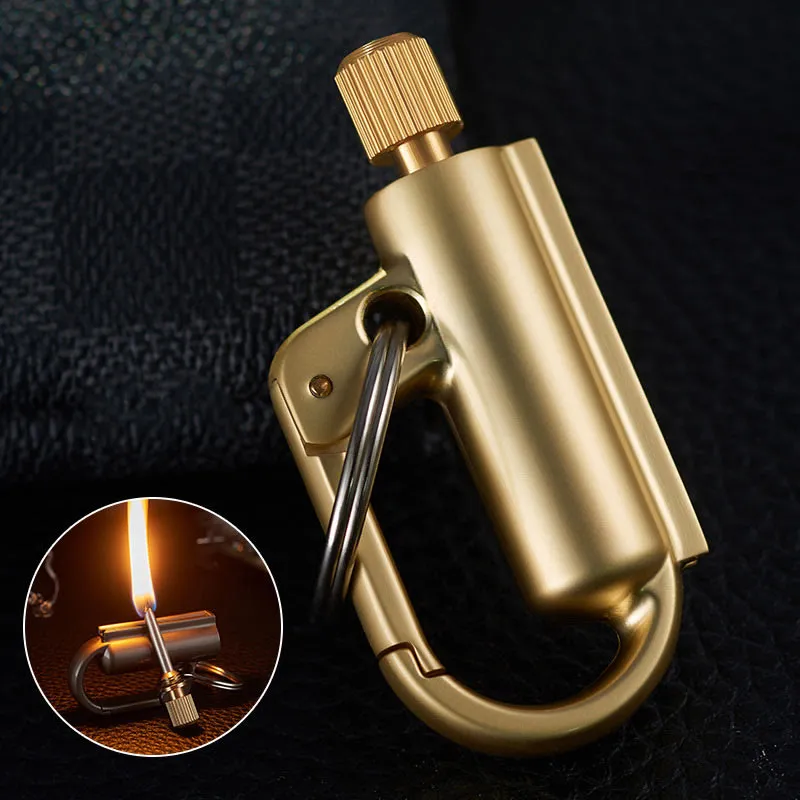 Windproof Portable Ten Thousand Matches Keychain Kerosene Lighter sold by FloralTrip product image thumbnail 2