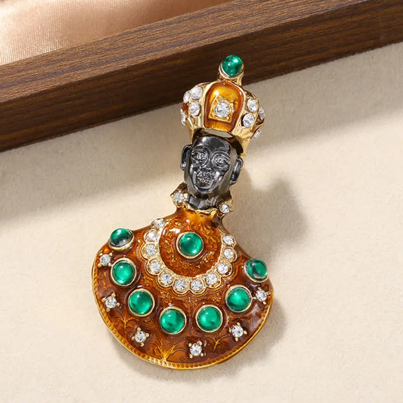 Unisex Medieval Large Unusual Genie Costume Brooch sold by FloralTrip product image thumbnail 5