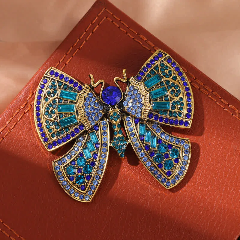 Women's Butterfly Art Decor Crystal Rhinestones Brooch sold by FloralTrip product image thumbnail 4