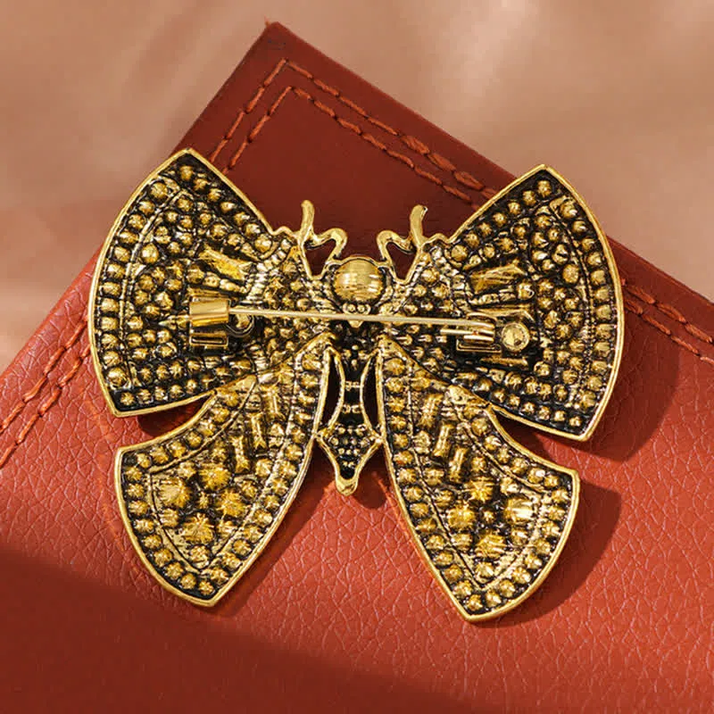 Women's Butterfly Art Decor Crystal Rhinestones Brooch sold by FloralTrip product image thumbnail 5