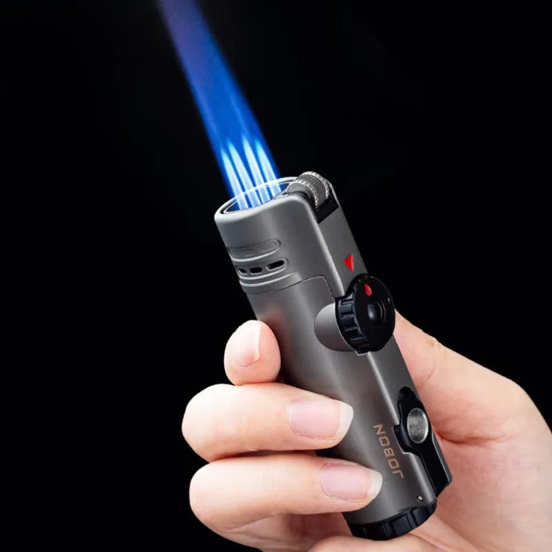 Quad Flame Lighter With Cigar Puncher Four Burner Lighter sold by FloralTrip