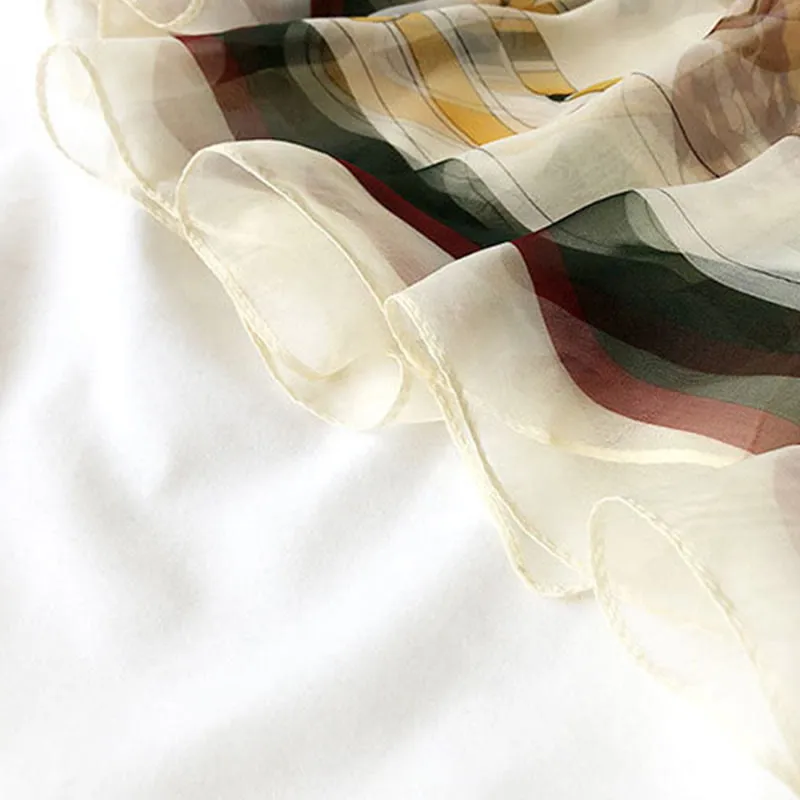 Women's Summer Beach Printed Lightweight Shawl Thin Scarf sold by FloralTrip product image thumbnail 4