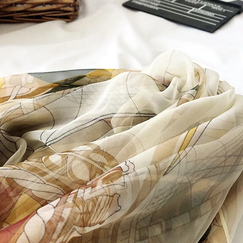 Women's Summer Beach Printed Lightweight Shawl Thin Scarf sold by FloralTrip product image thumbnail 3