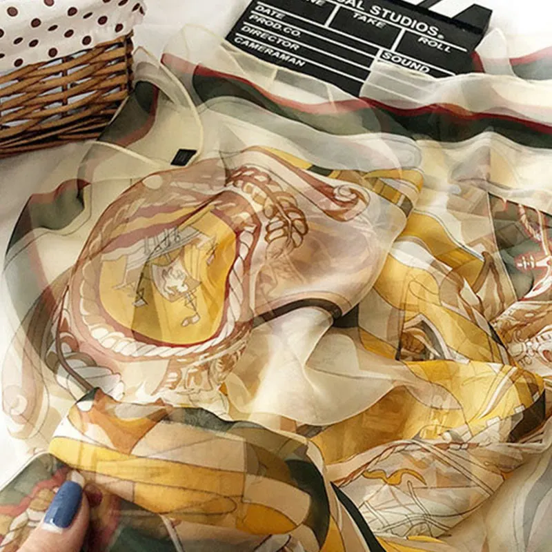 Women's Summer Beach Printed Lightweight Shawl Thin Scarf sold by FloralTrip product image thumbnail 2