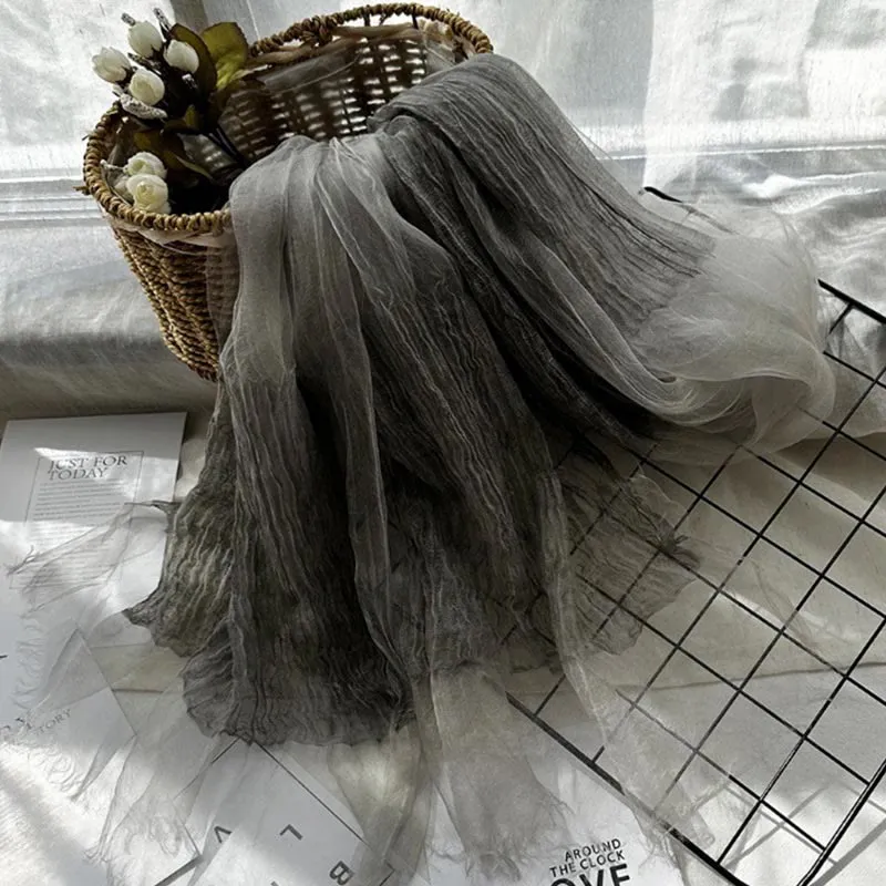 Women's Solid Color Lightweight Sunscreen Shawl Thin Scarf sold by FloralTrip product image thumbnail 3