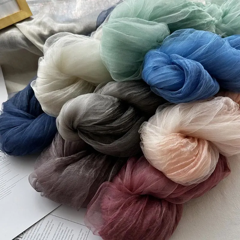 Women's Solid Color Lightweight Sunscreen Shawl Thin Scarf sold by FloralTrip product image thumbnail 2