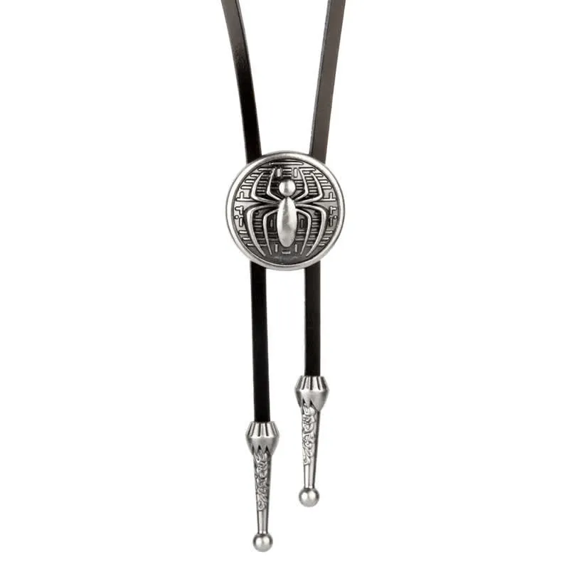 Clearance: Spider Round Pendant Cowboy Bolo Tie sold by FloralTrip