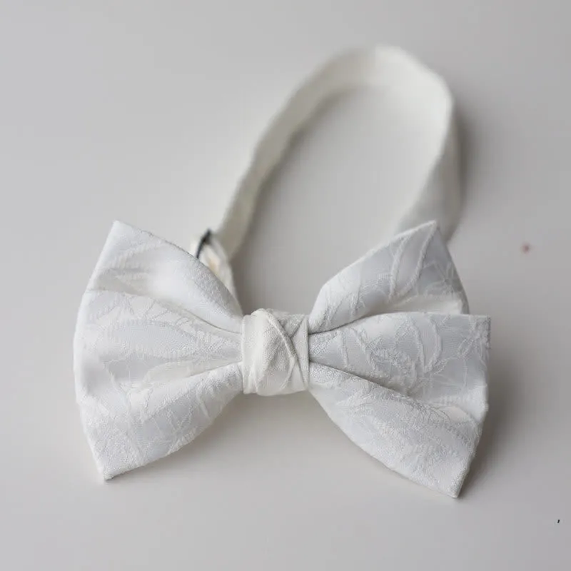 Clearance: Men's Vintage Novelty Leaves Pattern Bow Tie sold by FloralTrip