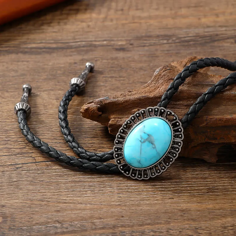 Clearance: Stunning Western Replica Stone Bolo Tie sold by FloralTrip