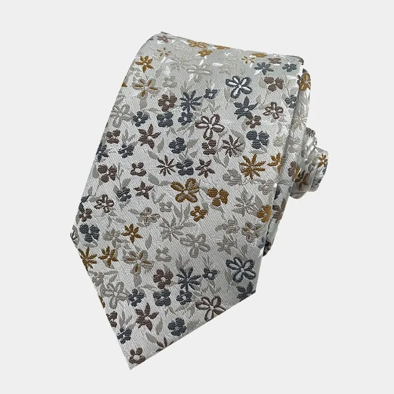 Men's Floral Flowers Spring Polyester Necktie sold by FloralTrip product image thumbnail 2