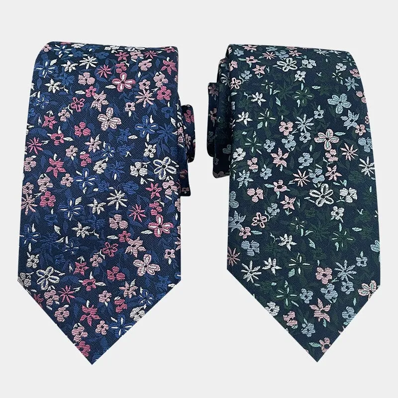 Men's Floral Flowers Spring Polyester Necktie sold by FloralTrip product image thumbnail 5