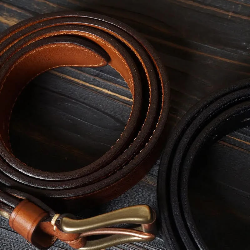 Solid Brass Buckle Western Embossed Flower Leather Belt sold by FloralTrip product image thumbnail 5