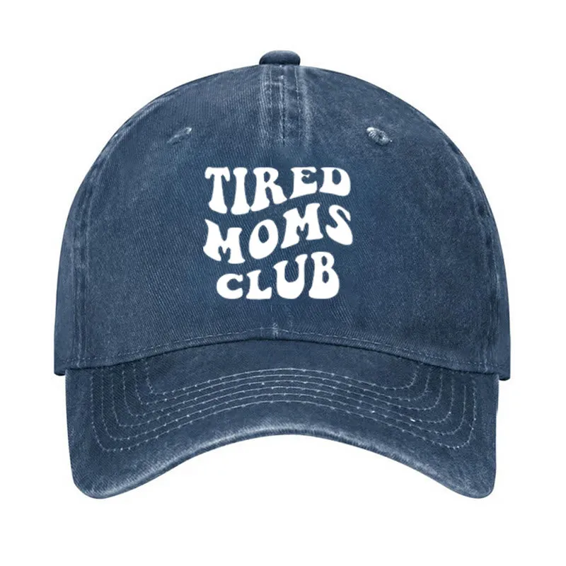 Tired Moms Club Adjustable Baseball Cap sold by FloralTrip