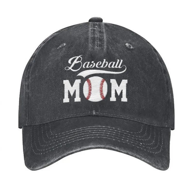 Sport Baseball Mom Adjustable Baseball Cap sold by FloralTrip product image thumbnail 4