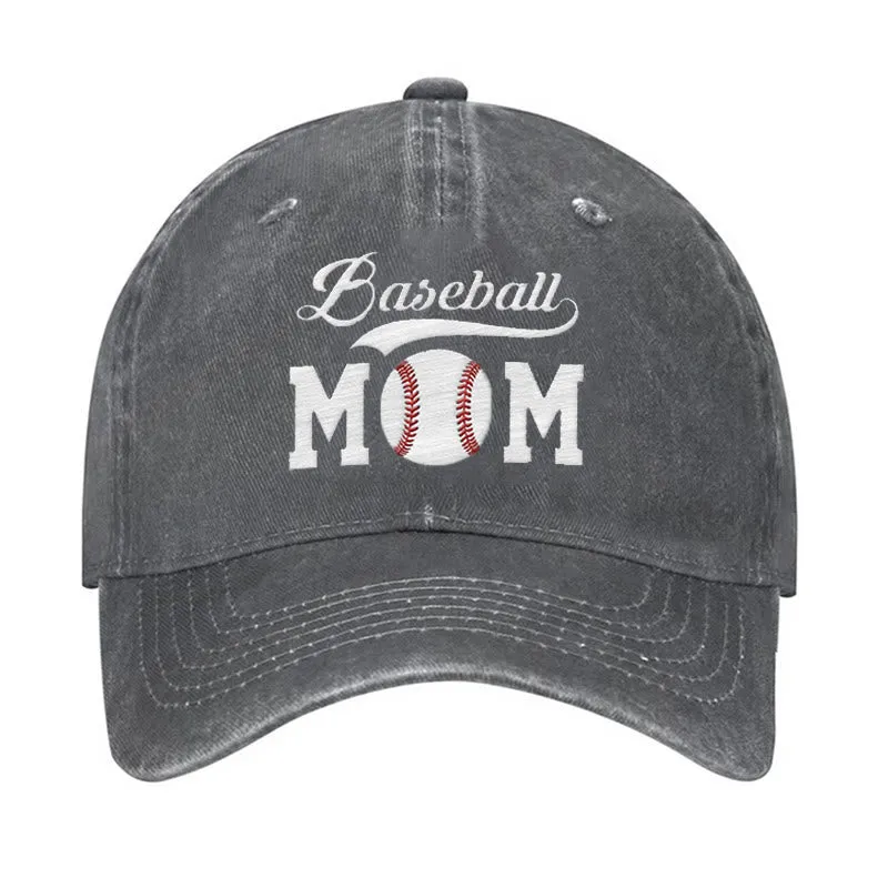 Sport Baseball Mom Adjustable Baseball Cap sold by FloralTrip product image thumbnail 2