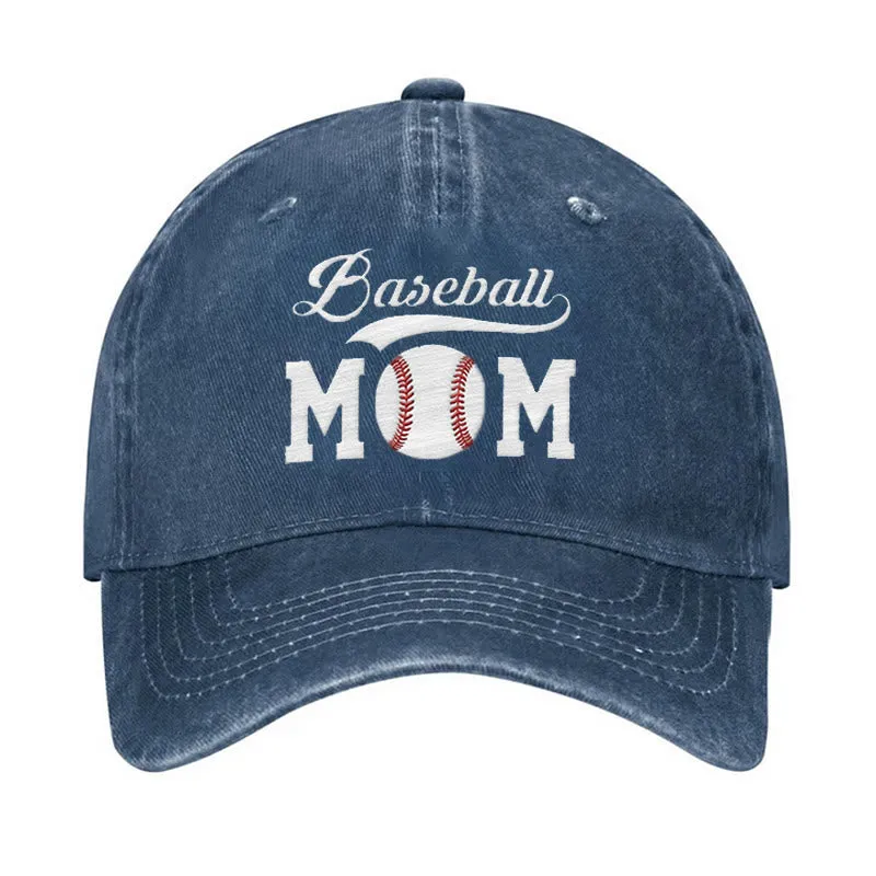Sport Baseball Mom Adjustable Baseball Cap sold by FloralTrip product image thumbnail 5