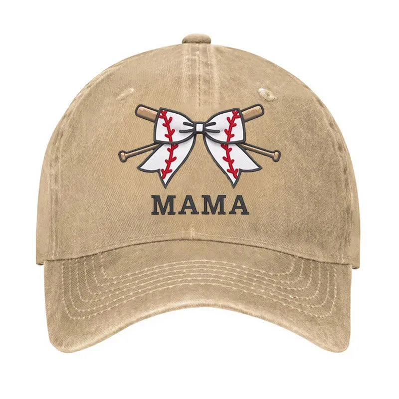 Baseball Mama Adjustable Baseball Cap sold by FloralTrip