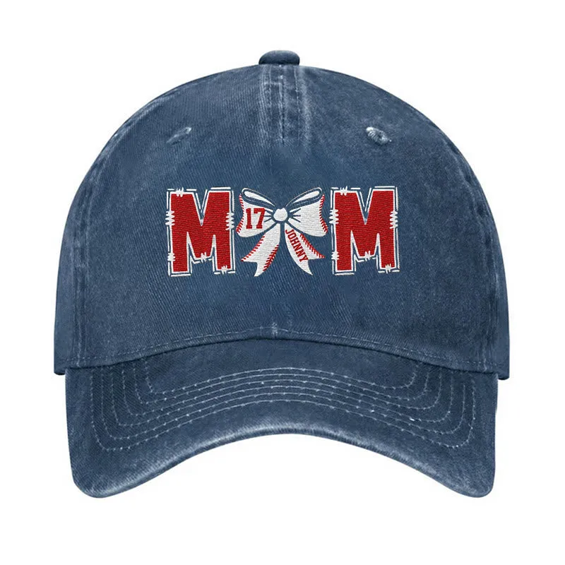 Baseball Mom Adjustable Baseball Cap sold by FloralTrip