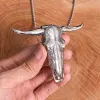 Longhorn Bull Head EDC Tool Multi-function Pendant Belt Buckle sold by FloralTrip