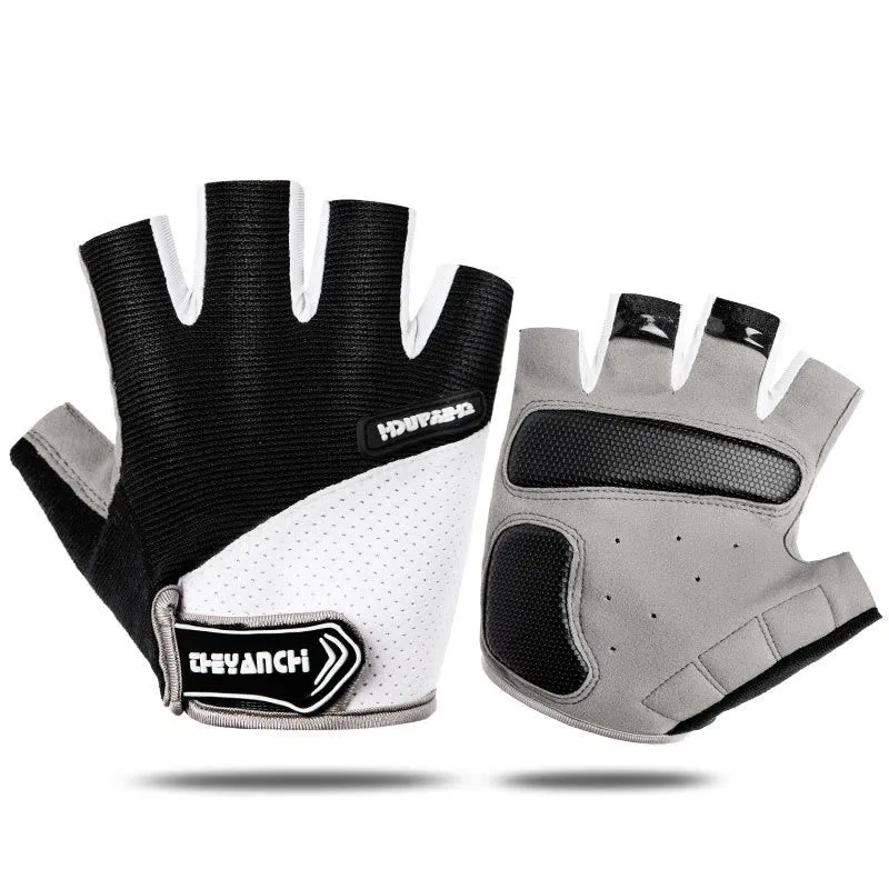 Outdoor Cycling Unisex Anti-Slip Half finger Gloves sold by FloralTrip