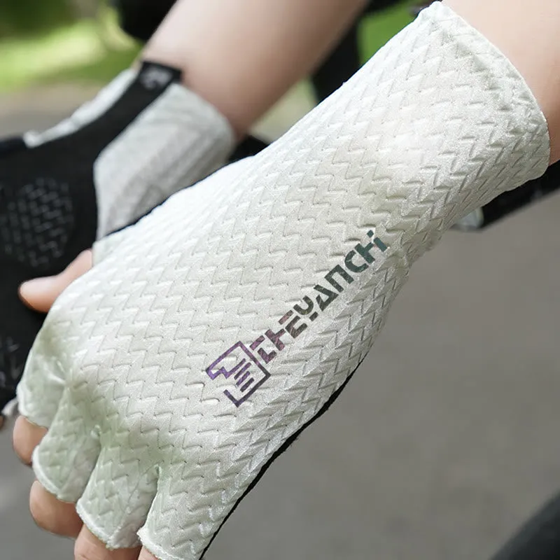 Outdoor Sports Anti-Slip Breathable Fingerless Gloves sold by FloralTrip product image thumbnail 2