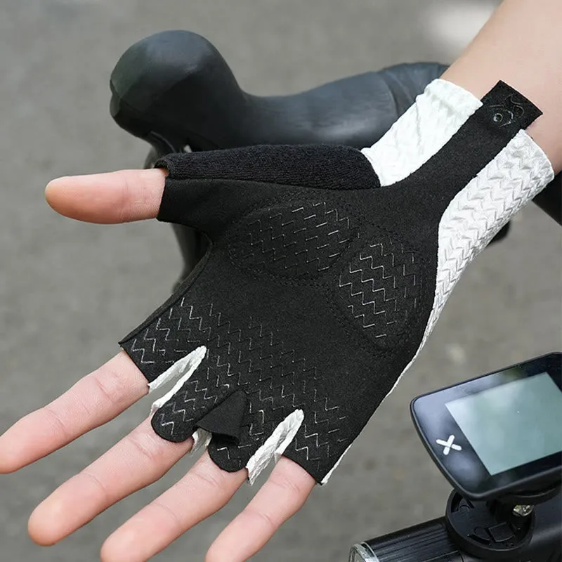Outdoor Sports Anti-Slip Breathable Fingerless Gloves sold by FloralTrip product image thumbnail 5