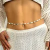 Women's Bohemian Beach Starfish Sea Shell Waist Chain sold by FloralTrip