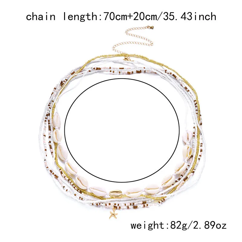 Women's Boho Summer Colorful Beads Layered Waist Chain sold by FloralTrip product image thumbnail 4
