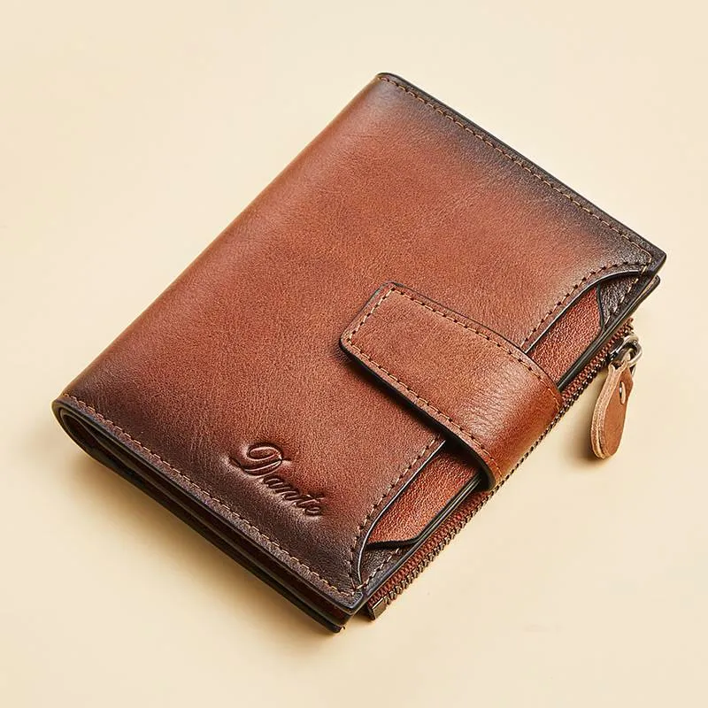 RFID Anti-Theft Multi-Card Slots Large Capacity Genuine Leather Wallet sold by FloralTrip product image thumbnail 3