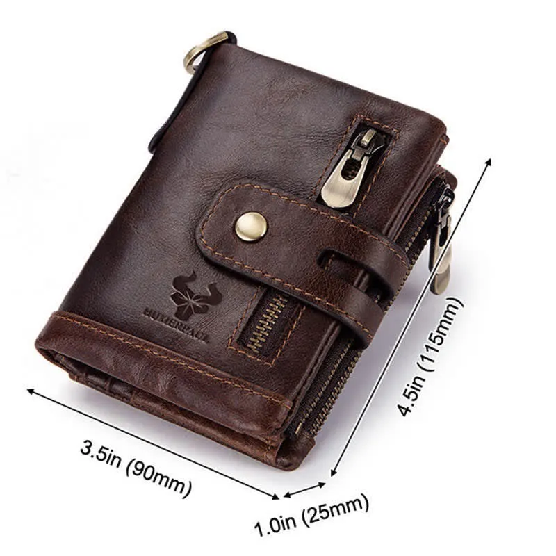 RFID Multifunctional Large Capacity Genuine Leather Wallet sold by FloralTrip product image thumbnail 3