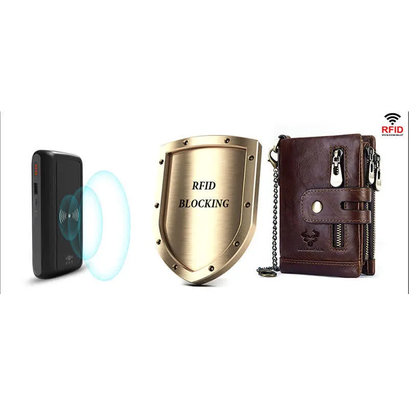 RFID Multifunctional Large Capacity Genuine Leather Wallet sold by FloralTrip product image thumbnail 2