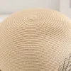 Women's Elegant Roman Style Floral Decor Summer Straw Hat sold by FloralTrip