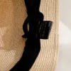 Women's Elegant Roman Style Floral Decor Summer Straw Hat sold by FloralTrip