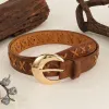 Women's Boho Handmade Rope Threading Leather Belt sold by FloralTrip
