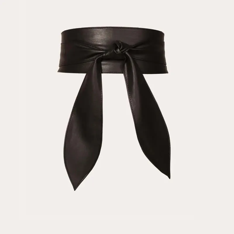 Women's Wide Waistband Wrap Leather Corset Belt sold by FloralTrip