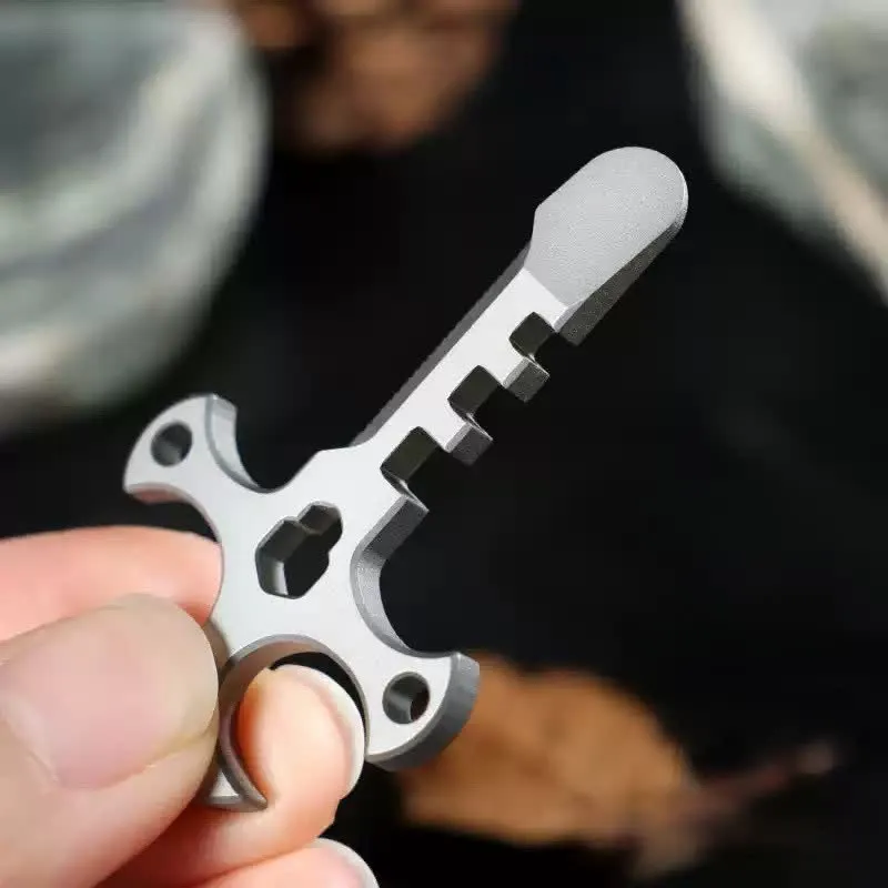 Outdoor Portable Mini Crowbar Bottle Opener Cross EDC Keychain sold by FloralTrip product image thumbnail 5