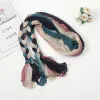 Women's Colorful PHeadband Braided Twist Knotted leated Scarf sold by FloralTrip