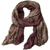 Women's Floral Color Patchwork Cotton Linen Thin Scarf sold by FloralTrip