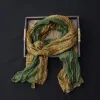 Women's Floral Color Patchwork Cotton Linen Thin Scarf sold by FloralTrip